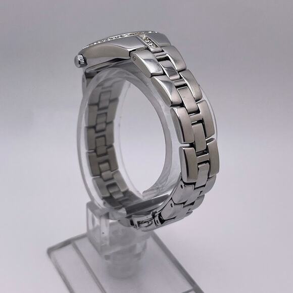 Timex Women's Quartz Watch Light Blue Dial Silver Linked Bracelet - Picture 4 of 9